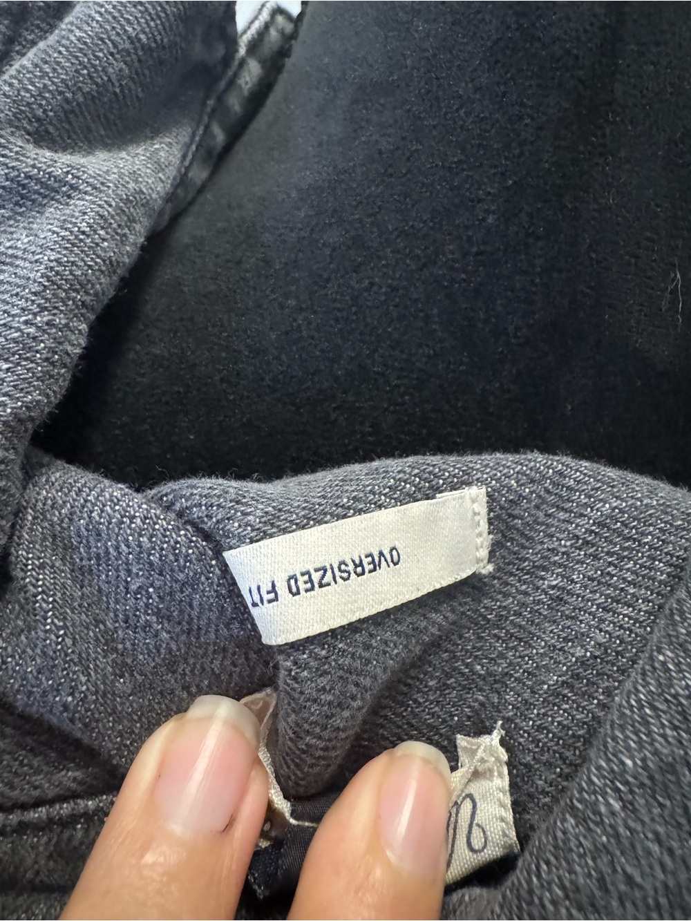 Universal Thread Washed Gray Oversized Jean Jacket - Picture 6 of 7